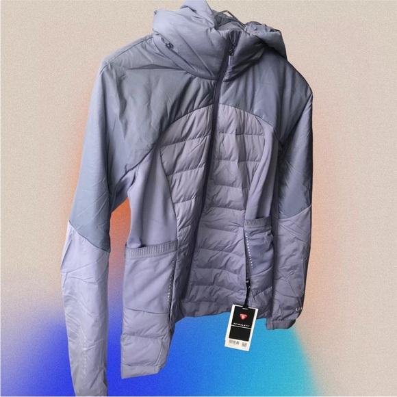 NWT Lululemon Down For It All Jacket Peri Purple Size 6 - Picture 6 of 9